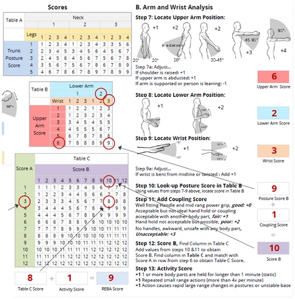 Posture Rating Chart